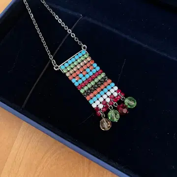 Swarovski 멀티 컬러 목걸이