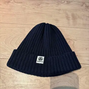 재팬 블루 네이비 니트 모자