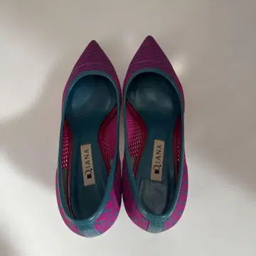 DIANA 스틸레토 펌프스 핑크/블루