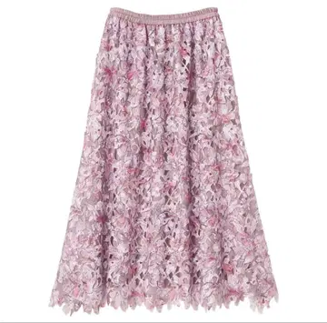 꽃무늬 플레어 스커트