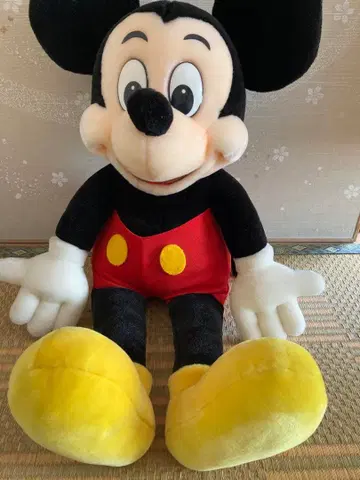 미키마우스 봉제 인형 좌고 42cm