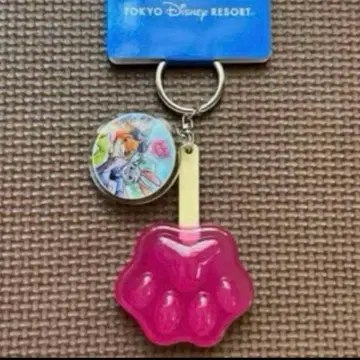 디즈니 주토피아 발바닥 아이스캔디 키체인
