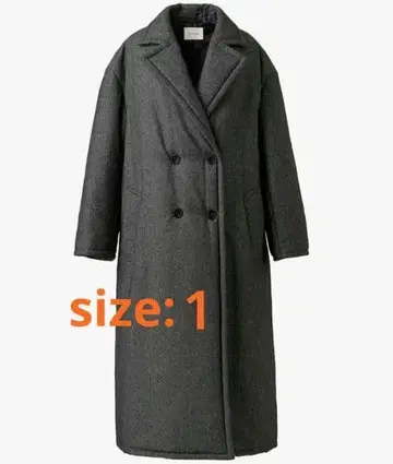 JilGrace 질그레이스 패디드 롱 코트 작은 키