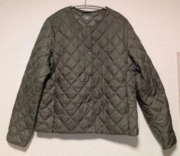 [ 새상품급 ] 유니클로 퍼프 테크 퀼팅 자켓/웜 패디드 브라운