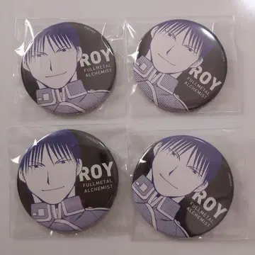 강철의 연금술사 로이 머스탱 스퀘니 카페 20주년 캔뱃지 4점 세트