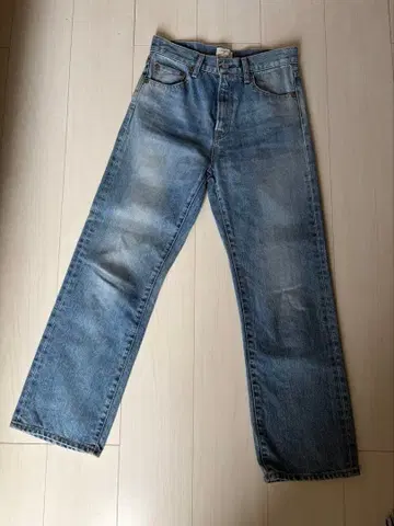 Ungrid 스트레이트 데님 라이트 블루