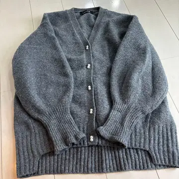 lounie 그레이 니트 가디건