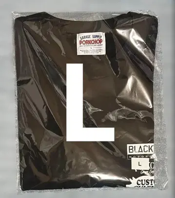 PORK CHOP x BLACKTOP MOTORCYCLE TEE L