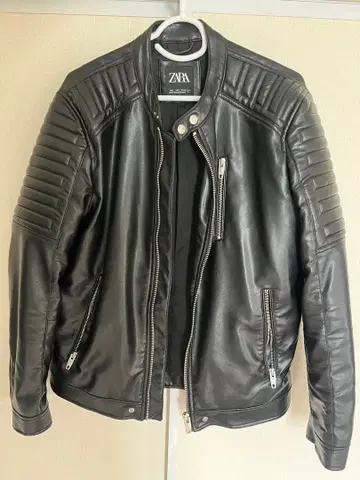 ZARA 블랙 라이더 자켓 L 사이즈