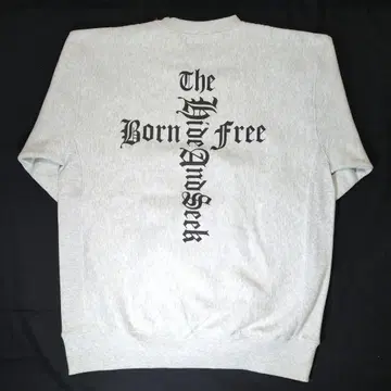 H&S 크루넥 맨투맨 H-GRAY XL 미사용 하이드앤시크