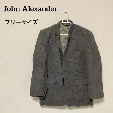 John Alexander 울 테일러드 자켓 그레이 [ 프리 ]