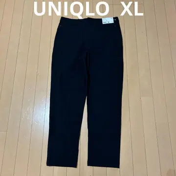 미사용 새상품 유니클로 UNIQLO 웜 스트레치 팬츠 XL 블랙