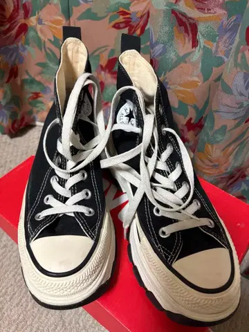 CONVERSE 통굽 하이컷 스니커즈 트렉 웨이브