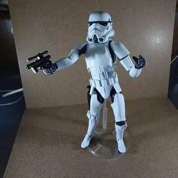 스톰 트루퍼 피규어 프라모델 블래스터 스탠드 포함