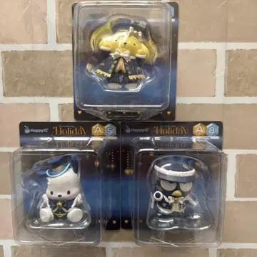 산리오 해피 복권 피규어 3개 세트