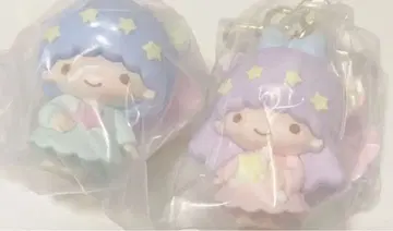 리틀트윈스타 별하늘의 엔젤 시크릿 키링 키키라라