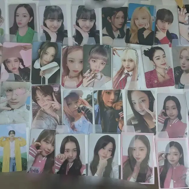 포카32장 일괄(아이브>>뉴진스>투바투,세븐틴,아이들)(나머지는모름)