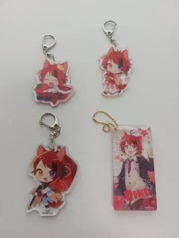 스토푸리 리이누 군 아크릴 키링 4개 세트