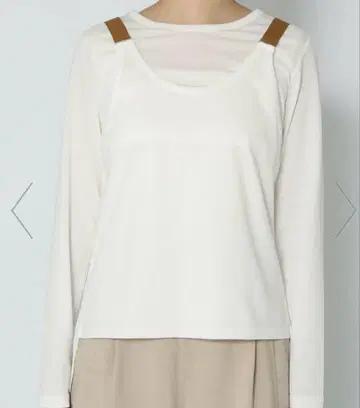 AGAWD 아가우드 벨트 레이어드 상의