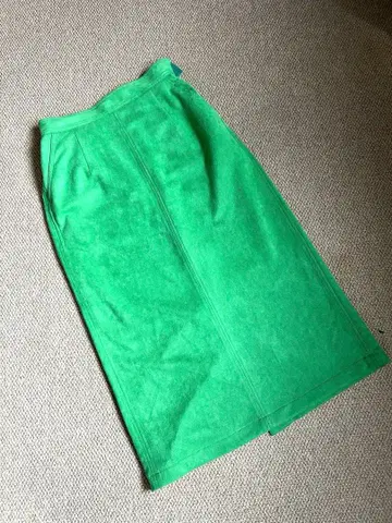 로즈버드 타이트 스커트 스웨이드풍 소재