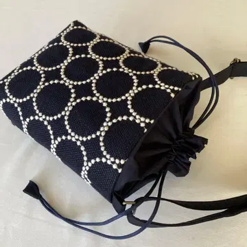 미나 페르호넨 원단 사용 복조리 토트백 핸드메이드