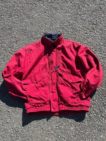 80s L.L.Bean 배기 자켓 빨간색 고어텍스 USA제