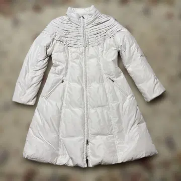 화이트 롱 다운 코트 리츠코 시마하라