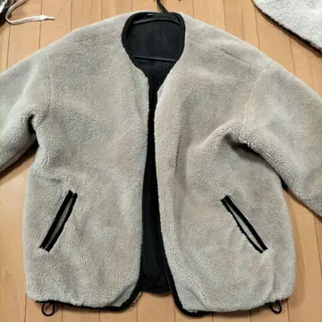 글로벌 워크 플리스 리버서블 자켓