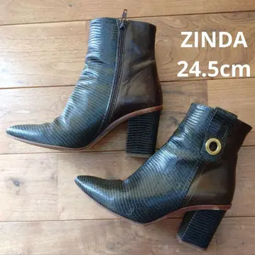 ZINDA 부츠 24.5cm(사이즈 39) 카키색