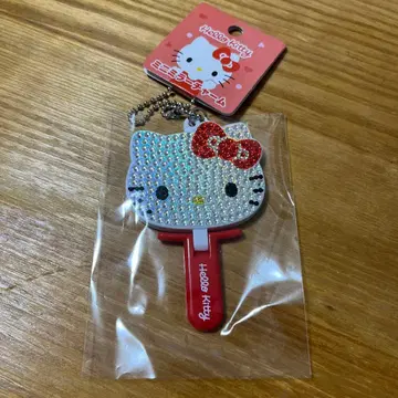 산리오 헬로키티 미니 미러 참 거울 키티 손거울 키라데코