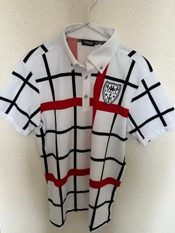 Kappa 체크 무늬 피케 셔츠 M