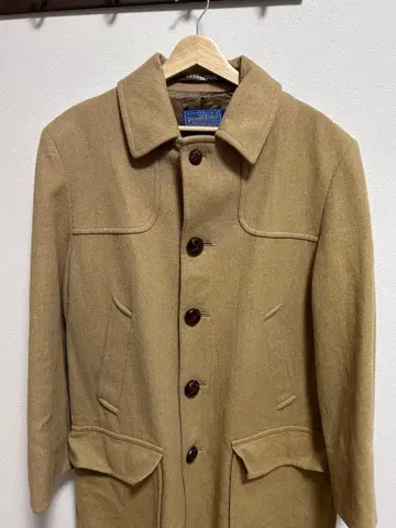 PENDLETON 울 코트 40 베이지 계열 빈티지