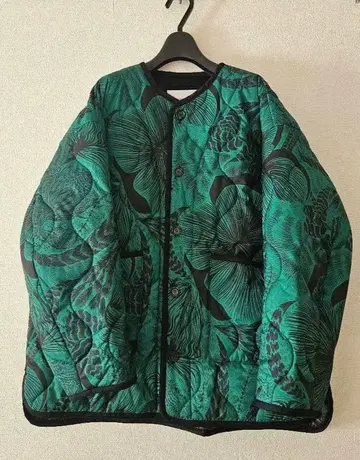 near.nippon 플라워 패턴 퀼팅 자켓