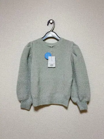 [12/18까지] 윌 셀렉션 라메 니트 민트 F 사이즈 손세탁 가능