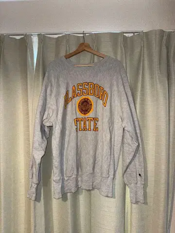 USA제 90s 삼단 프린트 Champion Reverse Weave