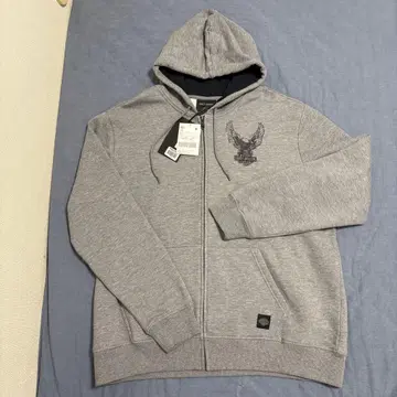 [ 새상품 ] Harley-Davidson 그레이 집업 후드티