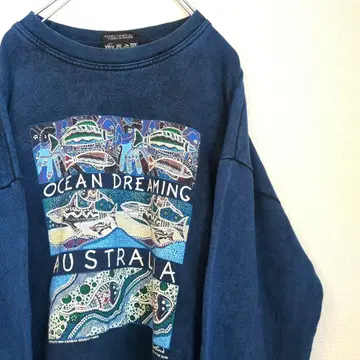 애버리지널 아트 맨투맨 호주 구제 의류 빈티지 90s