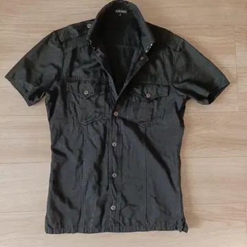 [ 5351 pour les hommes ] 반팔 셔츠 사이즈 2 블랙