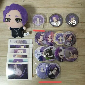 미카게 레오 님 SD 인형 파샤코레 캔뱃지 묶음 판매 아크릴 블록