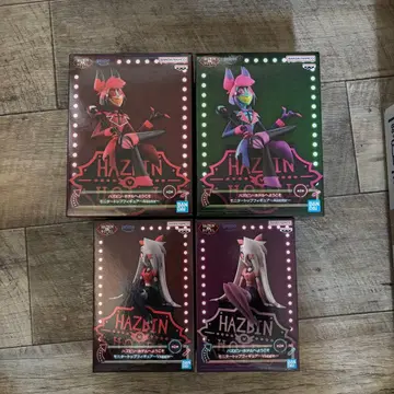 해즈빈 호텔에 오신 것을 환영합니다 모니터 탑 피규어 4종 세트