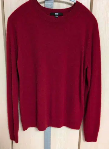 유니클로 캐시미어 크루넥 니트 L