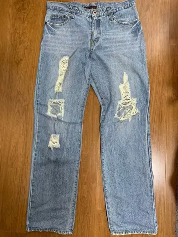 Jelly Beans 데미지 데님 팬츠