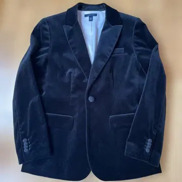 디테일에 코다와리 럭셔리 블랙 벨벳 테일러드 자켓