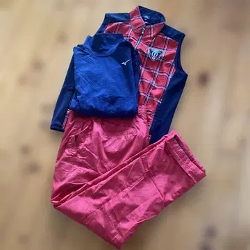 필견! 한겨울용 골프웨어 3종 세트!