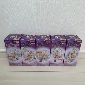 원피스 월드 컬렉션 기어 5 루피 니카 메탈릭 컬러 5체 세트