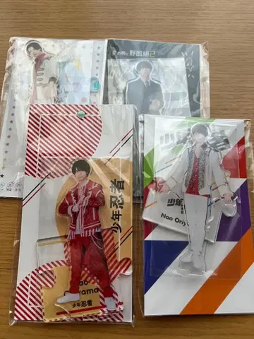 [익일 아침 발송] 미개봉 새상품 오리야마 나오 아크릴 스탠드 4개 세트