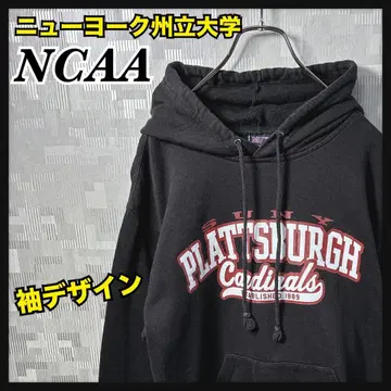 NCAA 칼리지 팀 후드티 맨투맨 남성용 L 블랙 구제 의류