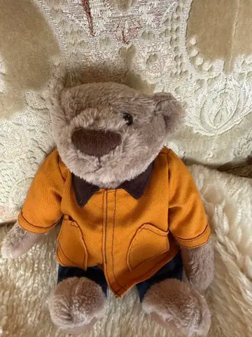 REGAL 곰 봉제 인형 오렌지 자켓 2024