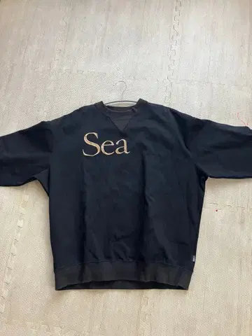 WIND AND SEA 블랙 XL 맨투맨