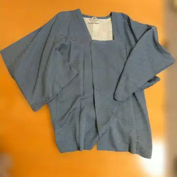 MITSUKOSHI 다이아몬드 패턴 겉옷 파랑